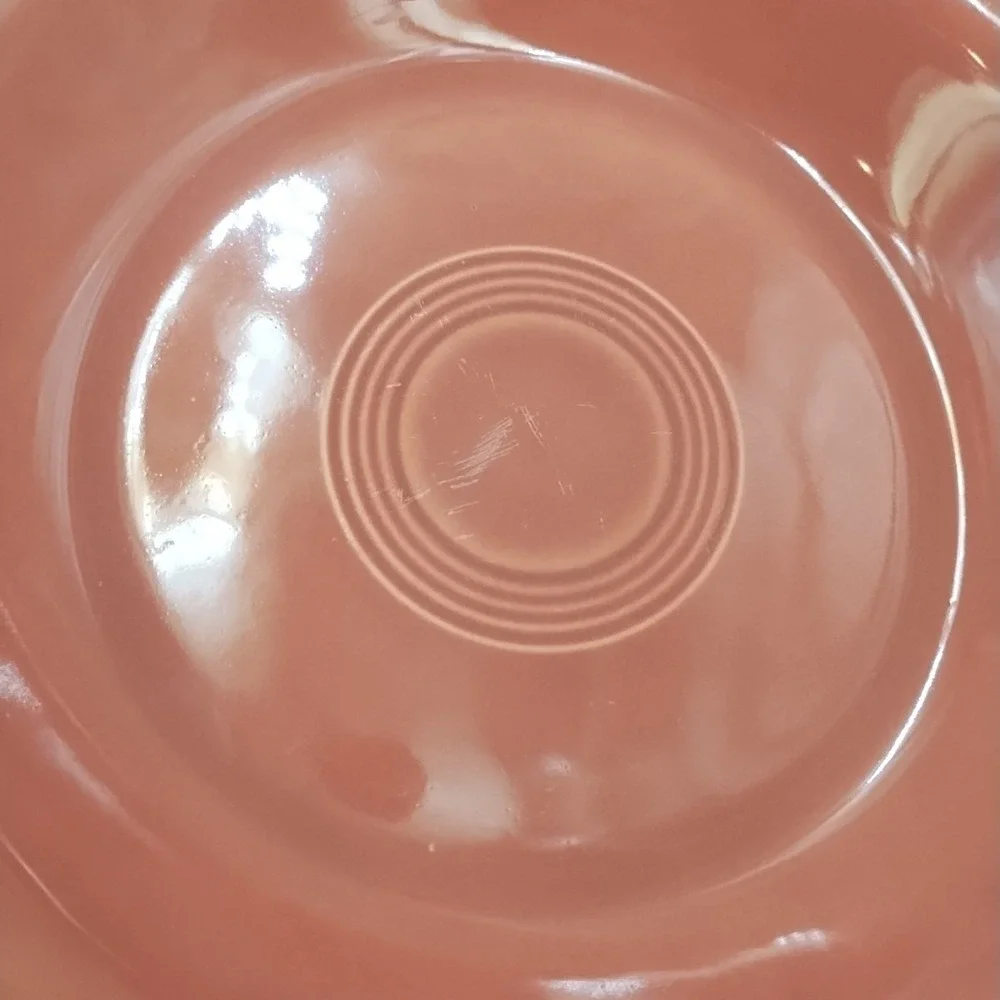 Vintage (1951-1959) Fiesta Fiestaware Rose 8 1/2